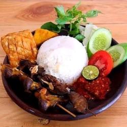 2ati/usus, Tahu Tempe, Nasi Biasa