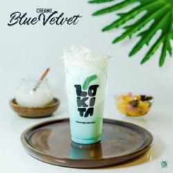 Creamy Blue Velvet Large