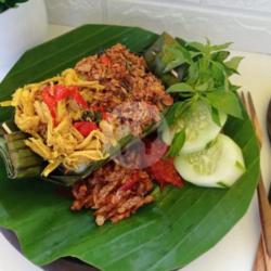 Nasi Bakar Mix- Tuna Asap Ayam Suwir