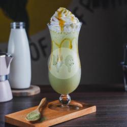 Iced Greentea Cream Caramel