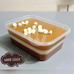 Puding Kopi Susu Coklat