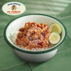 Nasi Kulit Ayam Ketumbar