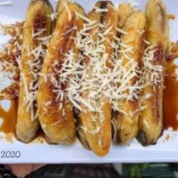 Pisang Bakar Caramel Keju