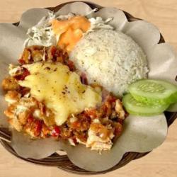 Nasi Geprek Mozarella