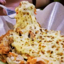 Mie Goreng Ayam Geprek Keju Mozarella