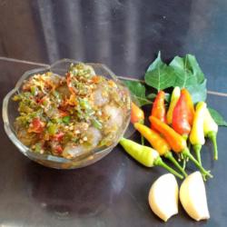 Cimol Bojot Sambel Goang Bawang Goreng