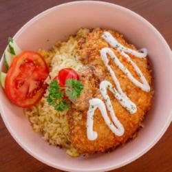 Butter Rice Chicken Katsu