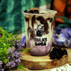 Choco Taro Milk Boba