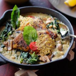 Grilled Parmesan Chicken Skillet