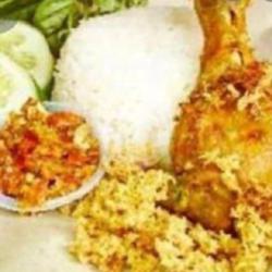 Nasi Paha Bawah Kremes Geprek