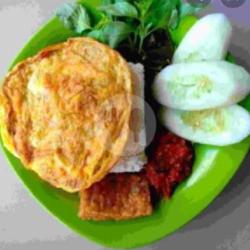 Nasi Telor Tahu Tempe