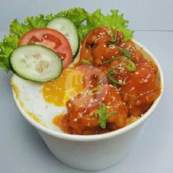 Ricebowl Ayam Asam Manis X Telor