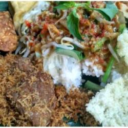 Nasi Pecel Dendeng Ragi