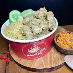 Nasi Ayam Pompom Sambal Pilihan