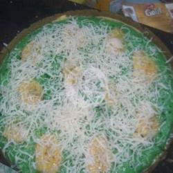 Pisang Keju Susu Toping Pandan