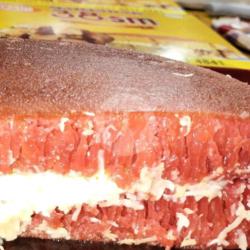 Spesial Red Velvet Campur Keju Kacang  Cokelat