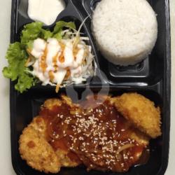 Chiken Katsu Yakiniku Bento