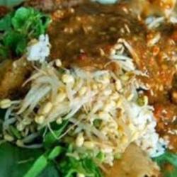 Nasi Pecel Sayur   Rempeyek Kacang