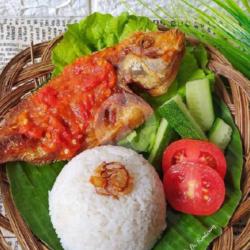 Nasi Timbel Nila Goreng