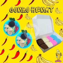 2 Paket Pempek 1 Box Banana Nugget Mix All Topping