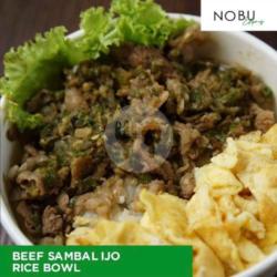 Beef Sambal Ijo Rice Box