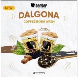 Dalgona Coffe Boba Aren