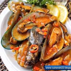 Kerang Hijau Saos Padang