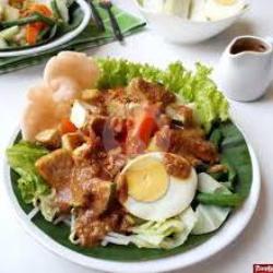 Gado Gado Mantap   Telur   Nasi