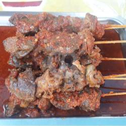 Sate Rempelo Ati Bumbu Balado