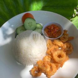 Nasi Cumi Crispy