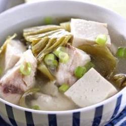 Tahu Sayur Asin Kuah