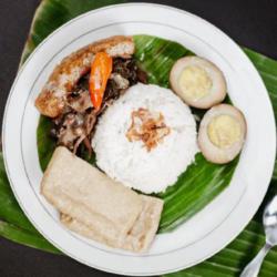 Nasi / Bubur Gudeg Telur   Tahu