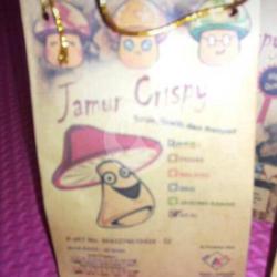 Keripik Jamur Tiram Putih Crispy Per Pcs