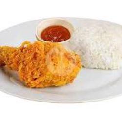 Nasi   Paha Bawah Crispy