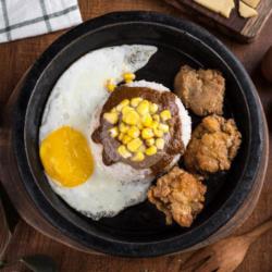 Hotplate Karage Rendang Rice