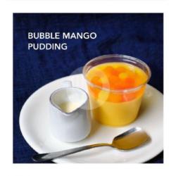 Puding Bubble Mango With Vanila Vla