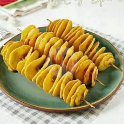 Kentang Spiral Goreng