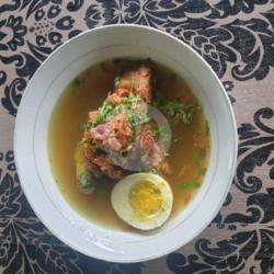 Soto Buntut   Telur 1/2   Nasi ( Di Pisah)  Kemasan Mangkok Plastik