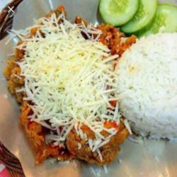 Paket Aprek Keju (nasi   Ayam  Keju)