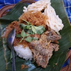 Nasi Pecel Empal Sapi