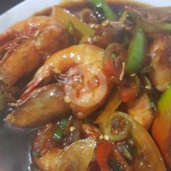 Udang Goreng Kecap Cabai Rawit