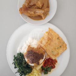 Nasi Tunjang/kikil Tempe