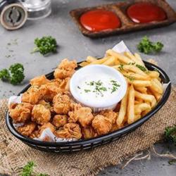 Popcorn Chicken And Fries