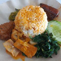 Nasi Padang Vegan Rendang