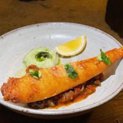 Crisp Fried Dory, Eggplant And Tomato Salsa, Young Basil Aioli