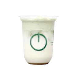 Dalgona Matcha Latte