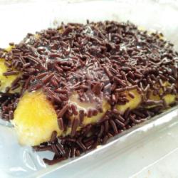 Pisang Owol Topping Coklat