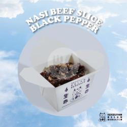 Nasi Beef Slice Black Pepper