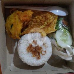 Nasi  Telur Dadar(box Kotak)