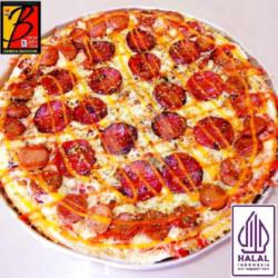 Pizza Beef Papperoni Richeese Medium 24 Cm